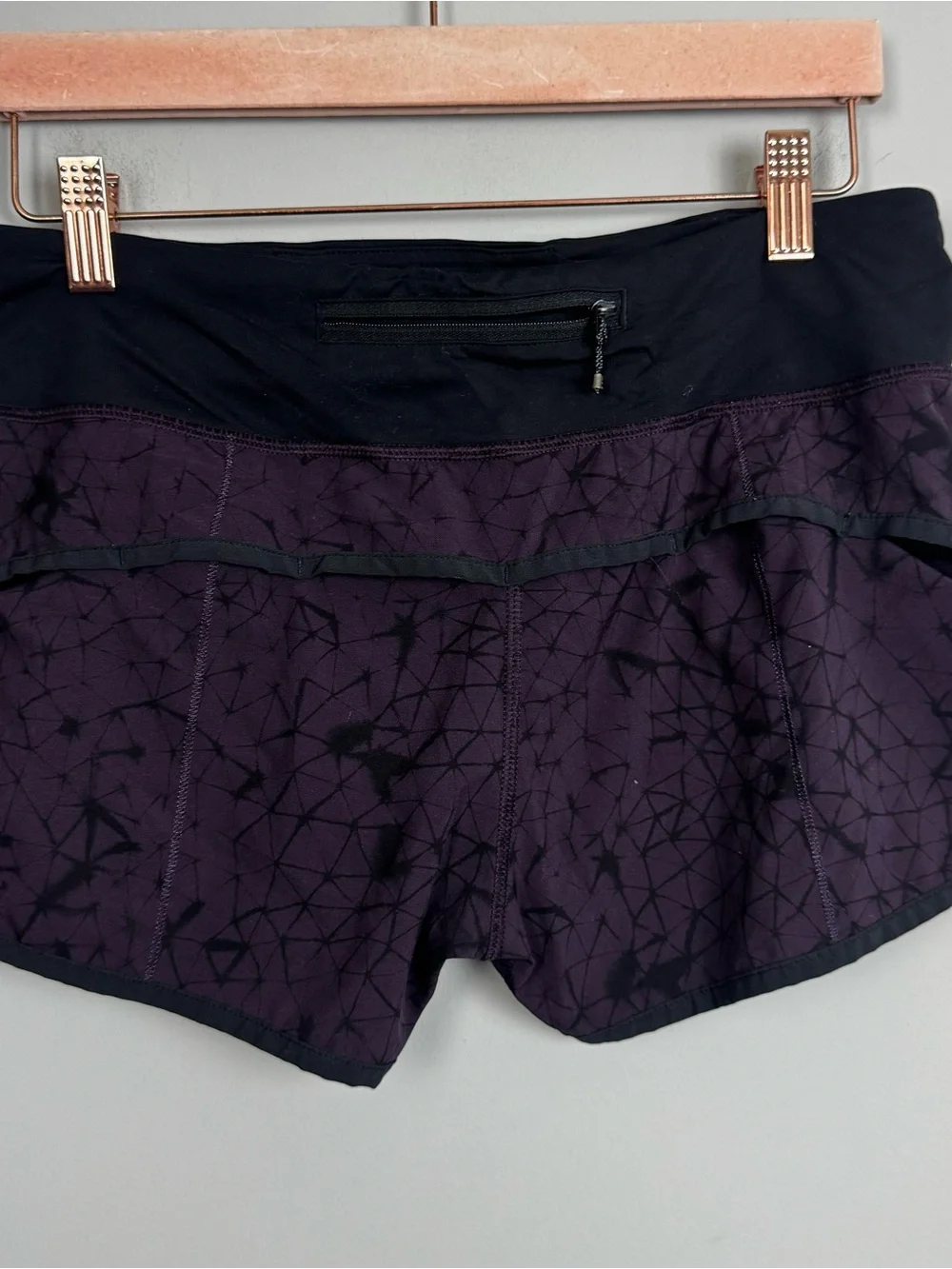 LULULEMON | Vintage Purple Athletic Shorts Black Liner Women’s Size 6